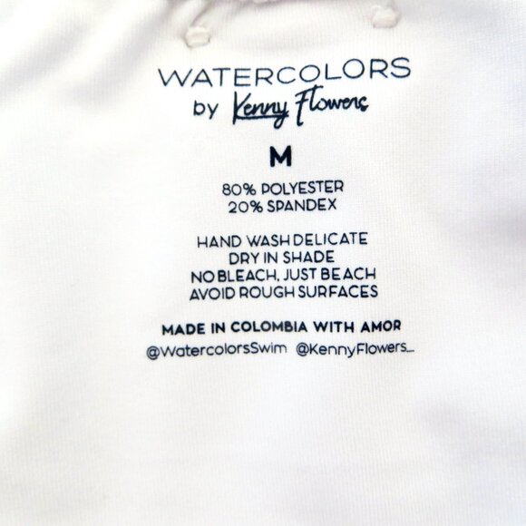 NEW! Kenny Flowers The Bali Sporty Bikini Bottom Tropical Green SZ M - Picture 7 of 7